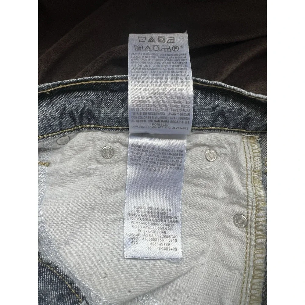 Levi‎ Strauss 514 Slim Straight Jeans Mens 36x30 Blue Denim Cotton
